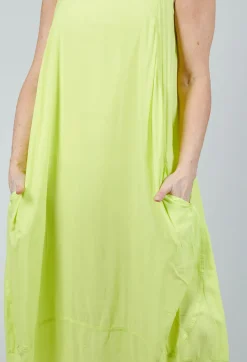 Rundholz Black Label Dresses^Sleeveless Jersey Dress with Tulip Hem in Sun