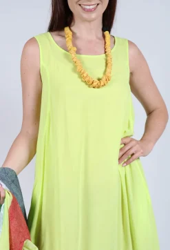 Rundholz Black Label Dresses^Sleeveless Jersey Dress with Tulip Hem in Sun