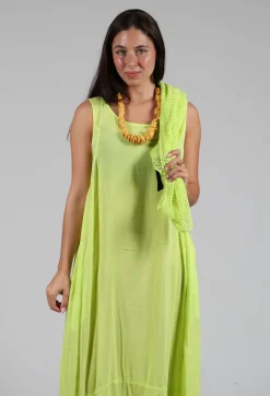 Rundholz Black Label Dresses^Sleeveless Jersey Dress with Tulip Hem in Sun
