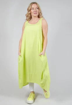 Rundholz Black Label Dresses^Sleeveless Jersey Dress with Tulip Hem in Sun
