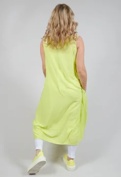 Rundholz Black Label Dresses^Sleeveless Jersey Dress with Tulip Hem in Sun