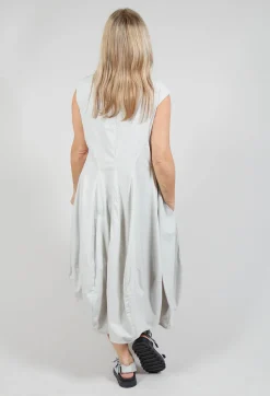 Rundholz Black Label Dresses^Sleeveless Jersey Dress with Tulip Hem in Grey