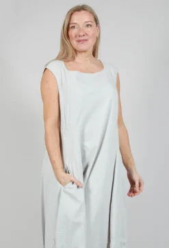 Rundholz Black Label Dresses^Sleeveless Jersey Dress with Tulip Hem in Grey