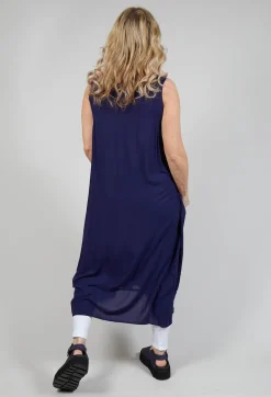 Rundholz Black Label Dresses^Sleeveless Jersey Dress with Tulip Hem in Azur
