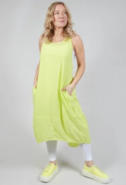 Rundholz Black Label Dresses^Sleeveless Jersey Dress with Asymmetric Hem in Sun