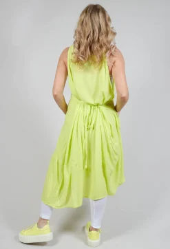Rundholz Black Label Dresses^Sleeveless Jersey Dress with Asymmetric Hem in Sun