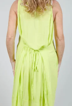 Rundholz Black Label Dresses^Sleeveless Jersey Dress with Asymmetric Hem in Sun