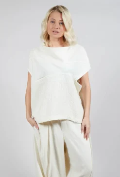 Moyuru Jumpers^Sleeveless Jumper in Cream