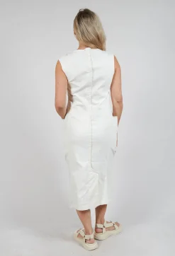 Rundholz Mainline Dresses^Sleeveless Midi Dress in Starwhite Paint