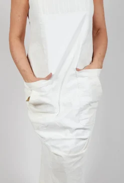 Rundholz Mainline Dresses^Sleeveless Midi Dress in Starwhite Paint