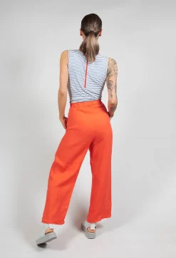 Niù Jumpsuits^Sleeveless Printed Jumpsuit with Tie Waist in Bluette