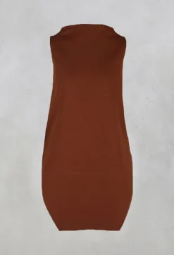 Nuovo Borgo Shirts & Blouses^Sleeveless Shirt with Side Slits in Burnt Orange