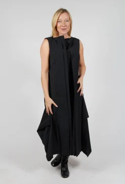 Malloni Dresses^Sleeveless Smock Dress in Nero