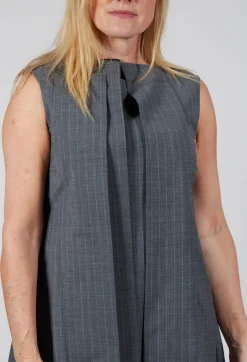 Malloni Dresses^Sleeveless Smock Dress in Grigio