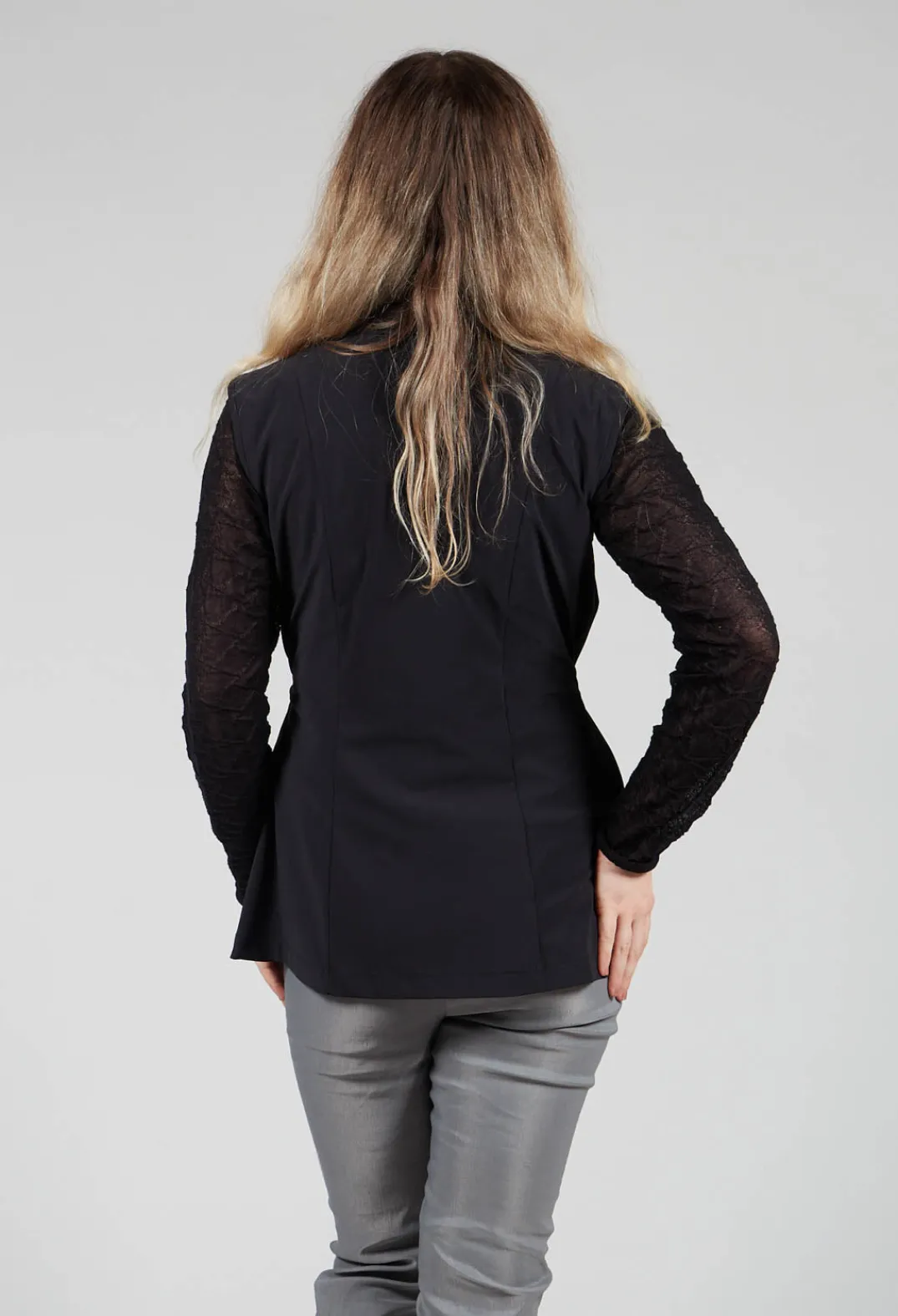 Sarah Pacini Shirts & Blouses^Sleeveless Tie Waist Top in Black