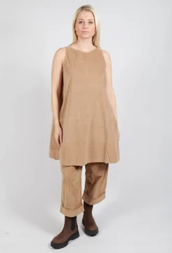 Album Di Famiglia Tops^Sleeveless Tunic V in Sugar