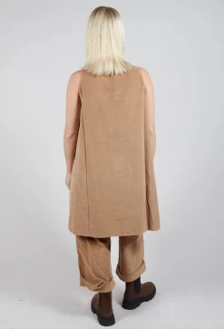 Album Di Famiglia Tops^Sleeveless Tunic V in Sugar