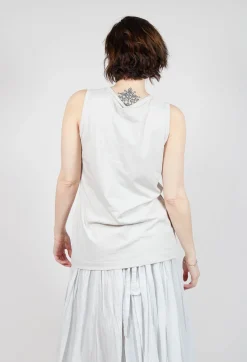 Rundholz Mainline Tops^Sleeveless Vest in Moon Print