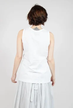 Rundholz Mainline Tops^Sleeveless Vest in Starwhite Print