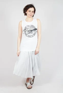 Rundholz Mainline Tops^Sleeveless Vest in Starwhite Print