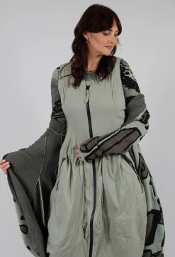 Rundholz Black Label Dresses^Sleeveless Zip Through Dress in Defender