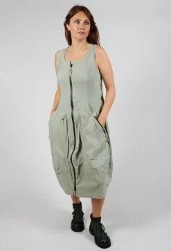 Rundholz Black Label Dresses^Sleeveless Zip Through Dress in Defender