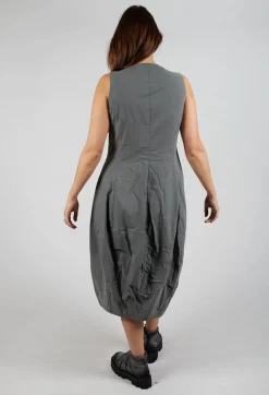 Rundholz Black Label Dresses^Sleeveless Zip Through Dress in Rock