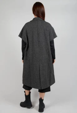 Album Di Famiglia Coats^Sleevless Coat HW in Peppper