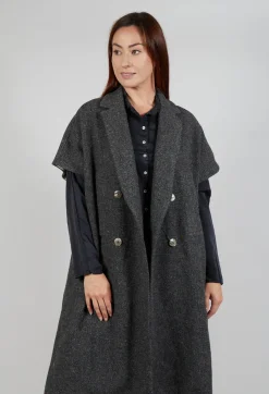 Album Di Famiglia Coats^Sleevless Coat HW in Peppper