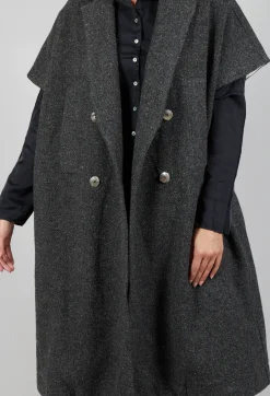 Album Di Famiglia Coats^Sleevless Coat HW in Peppper