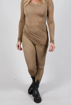 Rundholz Mainline Leggings^Slim Fit Leggings in Camel Cloud