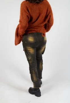 Masnada Trousers^Slim Jeans in Denim Tumeric