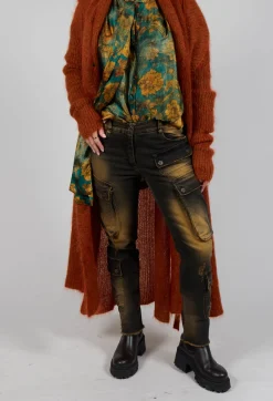Masnada Trousers^Slim Jeans in Denim Tumeric