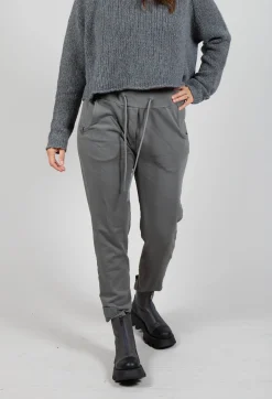 Rundholz Black Label Trousers^Slim Leg Joggers in Rock