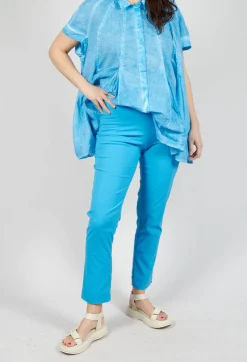 Rundholz Black Label Trousers^Slim Leg Pull On Trousers in Malibu