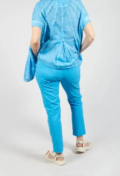 Rundholz Black Label Trousers^Slim Leg Pull On Trousers in Malibu