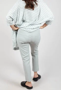 Rundholz Black Label Trousers^Slim Leg Pull On Trousers in Grey