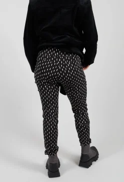 Bitte Kai Rand Trousers^Slim Leg Trousers in Black Print