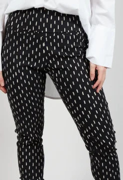 Bitte Kai Rand Trousers^Slim Leg Trousers in Black Print