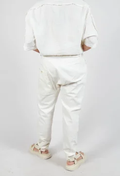 Rundholz Mainline Trousers^Slim Leg Trousers in Starwhite Paint