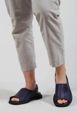 Lofina Sandals|Boots^Slingback Slip On Sandals in Gasoline Indaco
