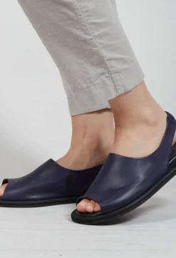 Lofina Sandals|Boots^Slingback Slip On Sandals in Gasoline Indaco