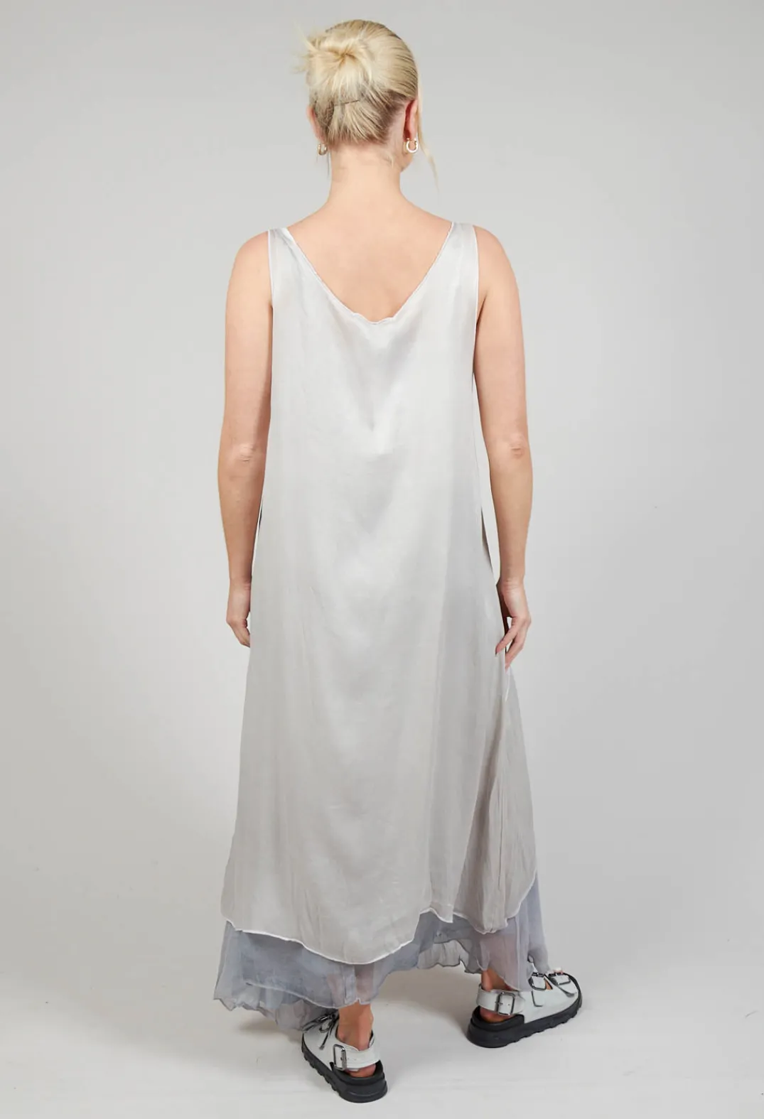 Umit Unal Dresses^Slip Dress in Original Lilac Cream