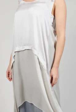 Umit Unal Dresses^Slip Dress in Original Lilac Cream