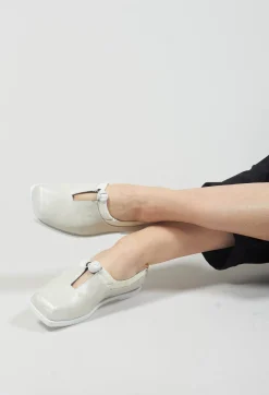 Papucei Flats^Slip on Misco Loafers in White