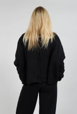 Bread and Butter Jumpers^Slouchy Knit Jumper in Black