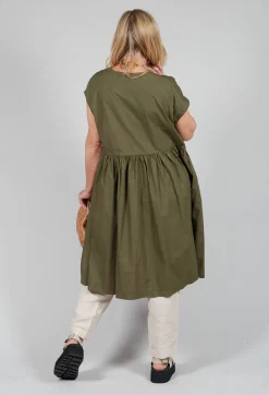 Amici Dresses^Smock Dress in Oliva