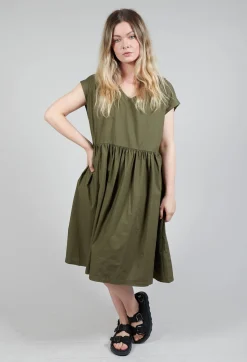 Amici Dresses^Smock Dress in Oliva