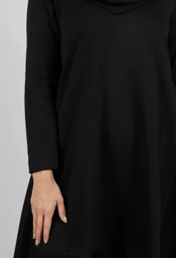 Bread and Butter Dresses^Snood Neck Dress in Black