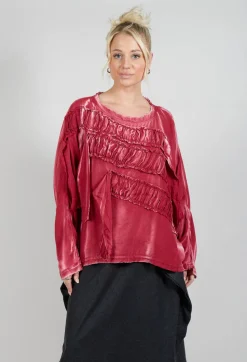 La Vaca Loca Tops^Sobre Top in Prism Red